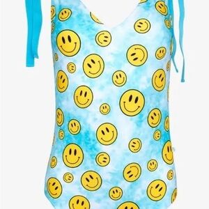 Posh Peanut happy Tie Dye women’s one piece swimsuit NWT size L/8-10